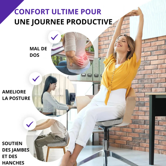 Coussin ergonomique avec mémoire de forme