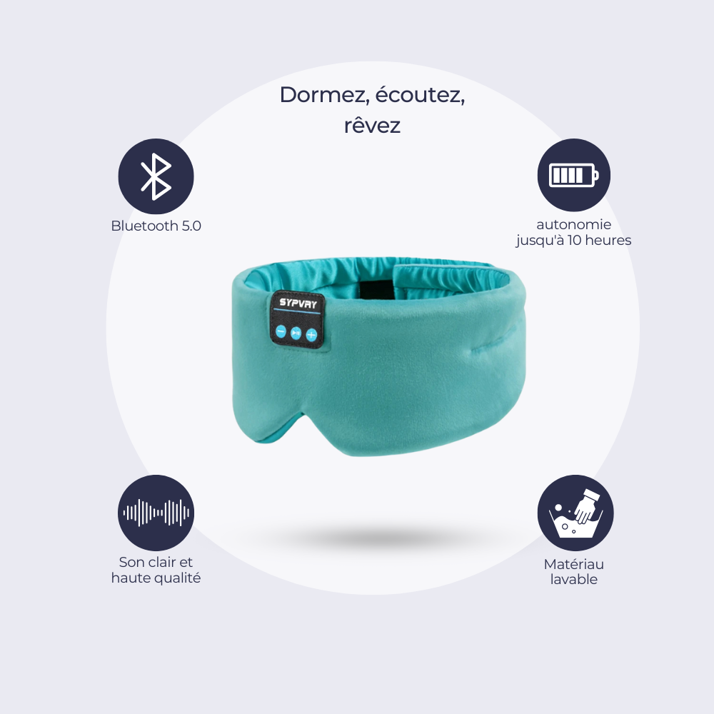 Masque Relax™ – Dormez profondément, écoutez librement