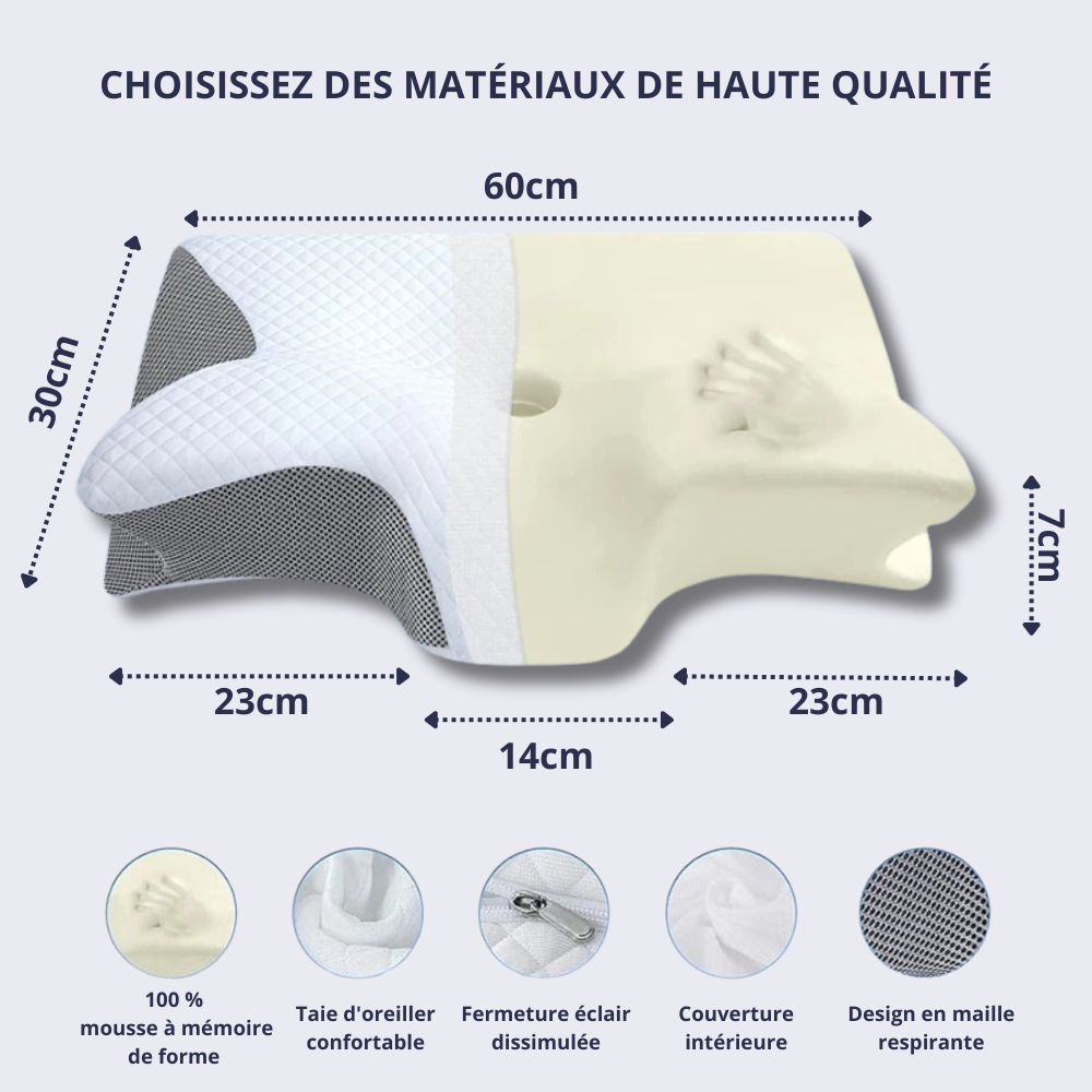 Oreiller ergonomique
