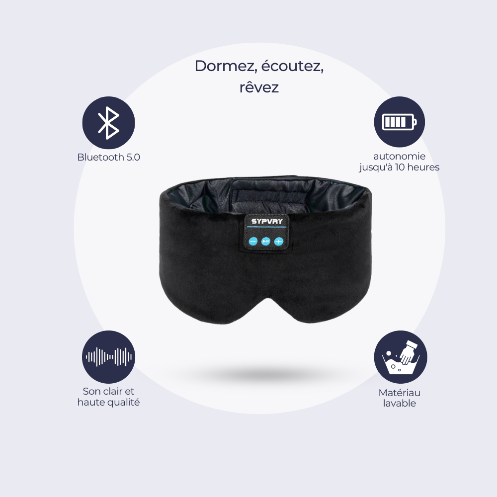 Masque Relax™ – Dormez profondément, écoutez librement