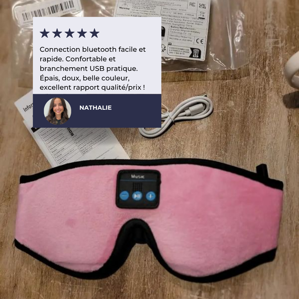 Masque Relax™ – Dormez profondément, écoutez librement