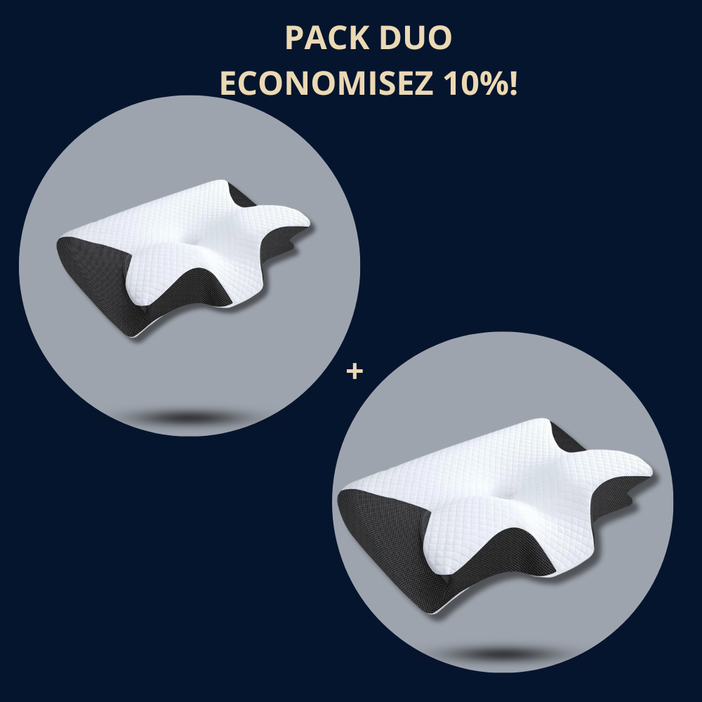 Oreiller Ergonomique Lunadoux — Dormez mieux, vivez mieux