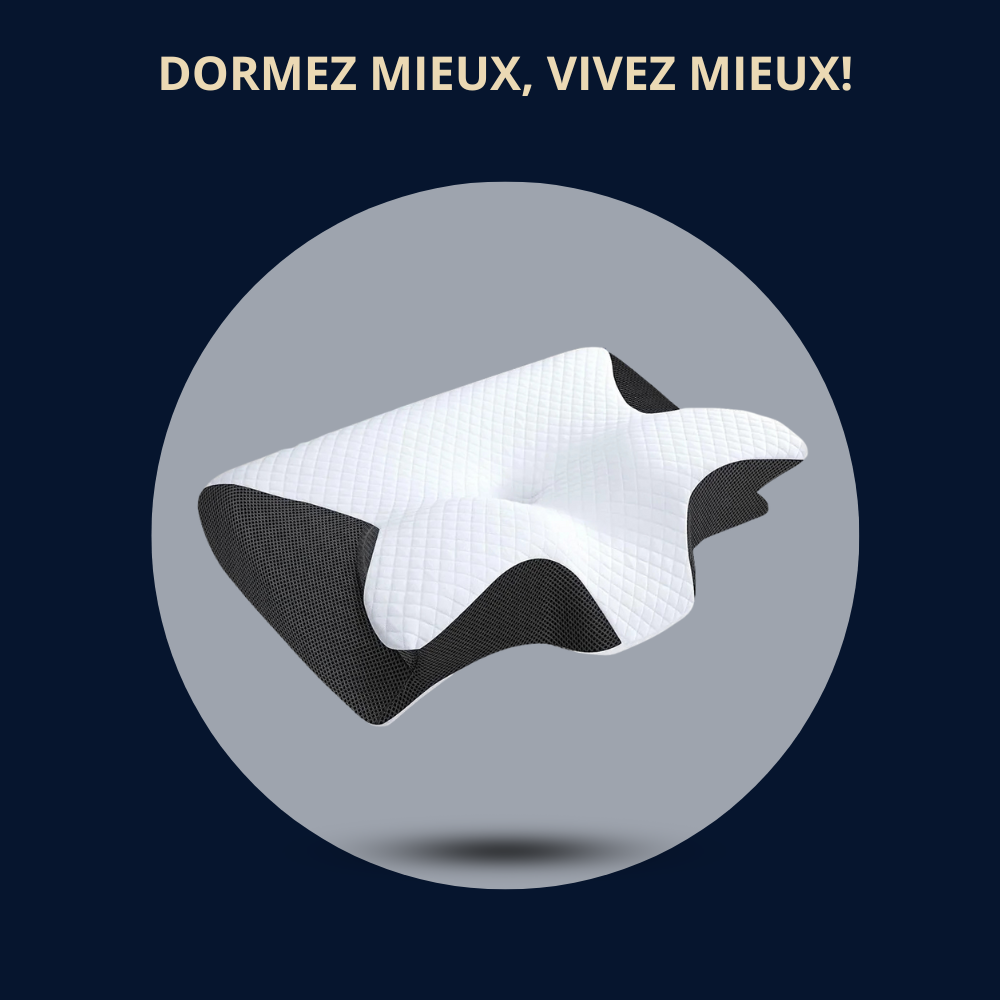 Oreiller Ergonomique Lunadoux — Dormez mieux, vivez mieux