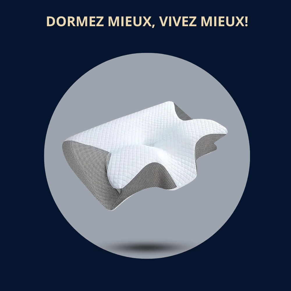 Oreiller Ergonomique Lunadoux — Dormez mieux, vivez mieux