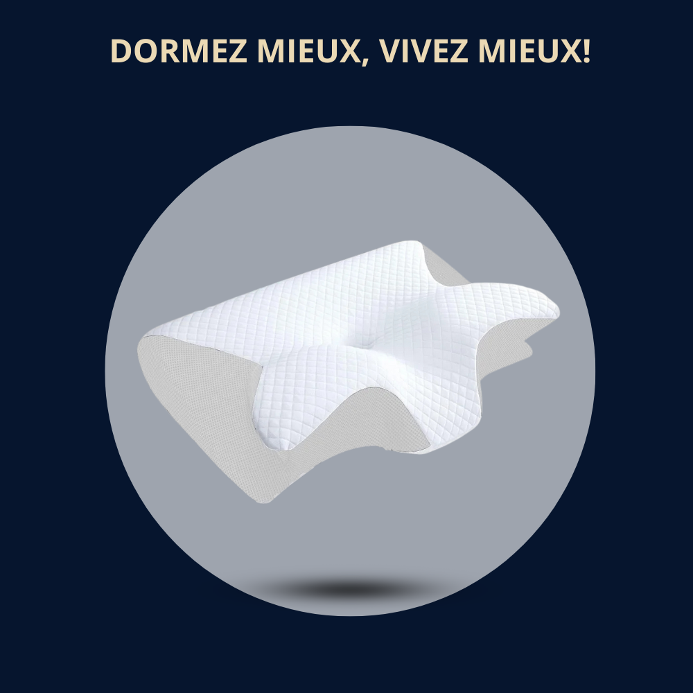 Oreiller Ergonomique Lunadoux — Dormez mieux, vivez mieux