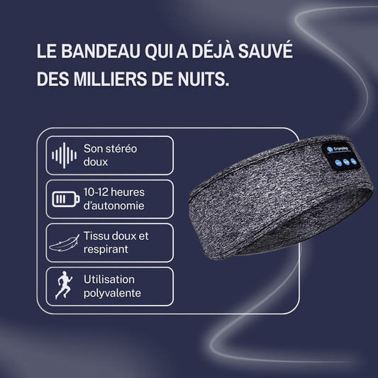 Bandeau Bluetooth Lunadoux™ – Le calme qui vous suit partout