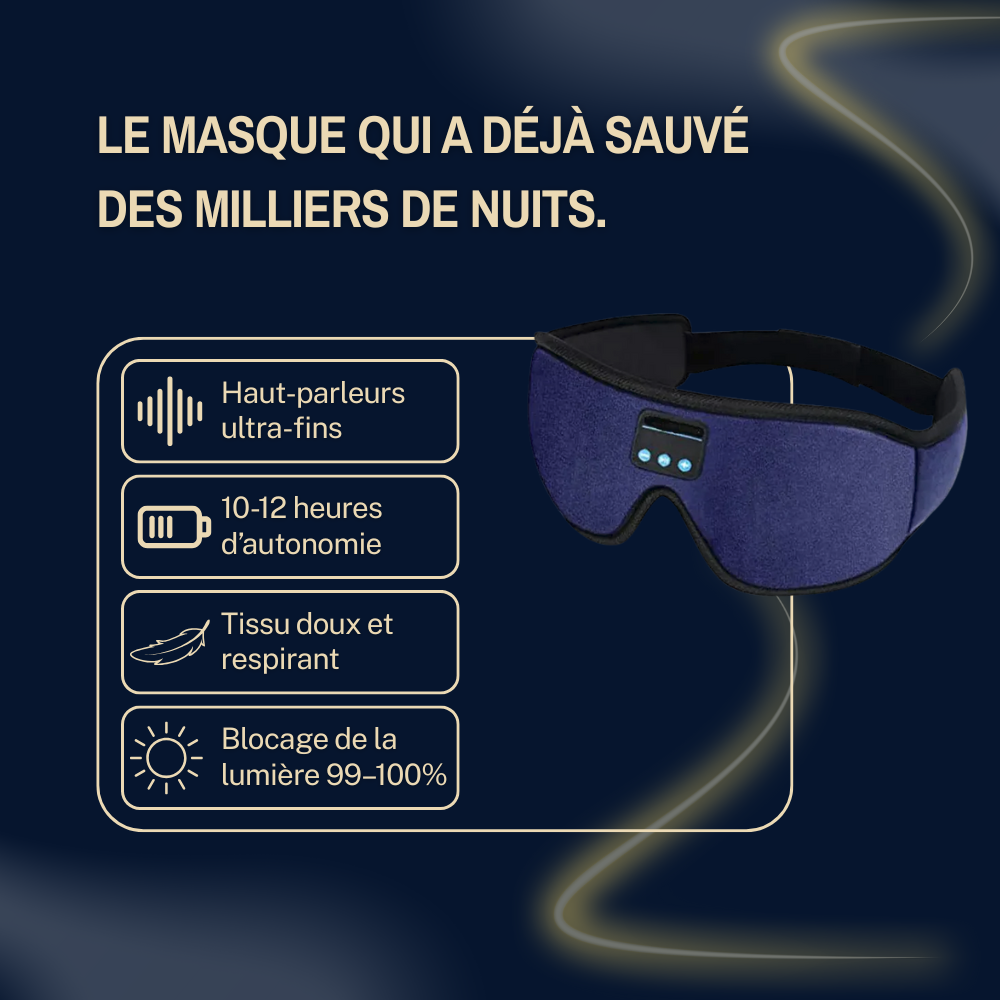 Masque Relax™ – Dormez profondément, écoutez librement